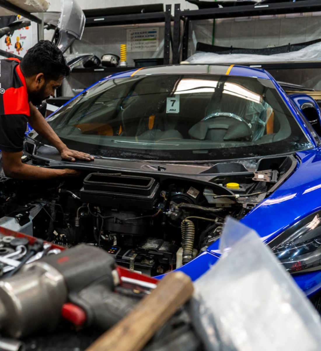 McLaren Service Center in Dubai
