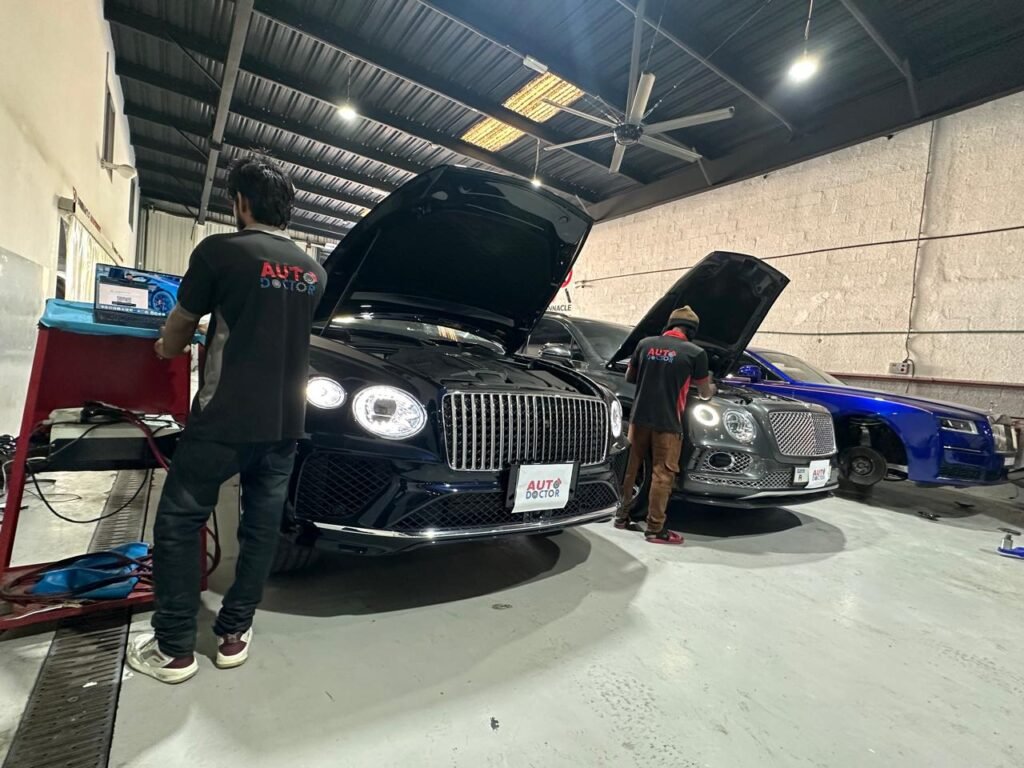Bentley Bentayga AC service and air conditioning repair in Dubai at Auto Doctor.