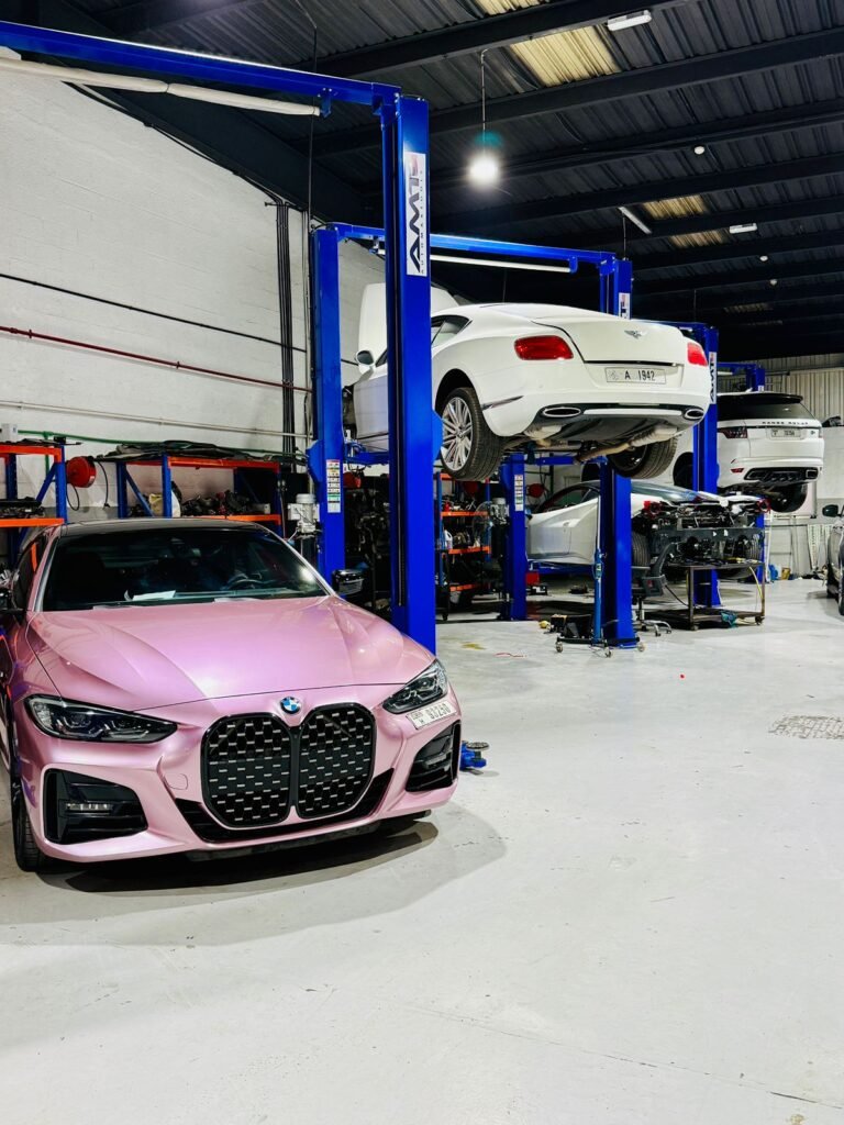 BMW suspension noise repair service in Dubai