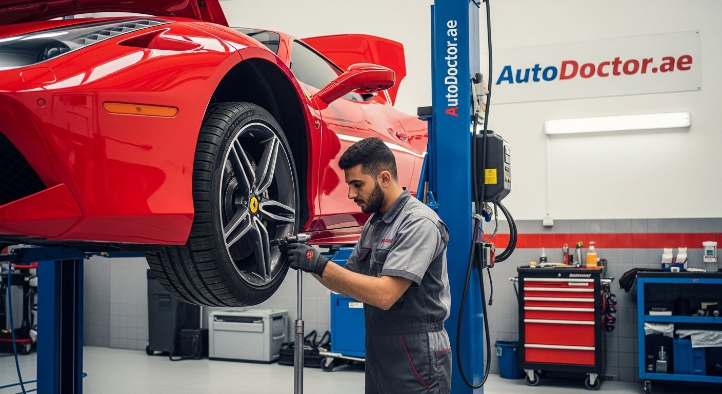 Best Garage for Ferrari Suspension Repair in Dubai
