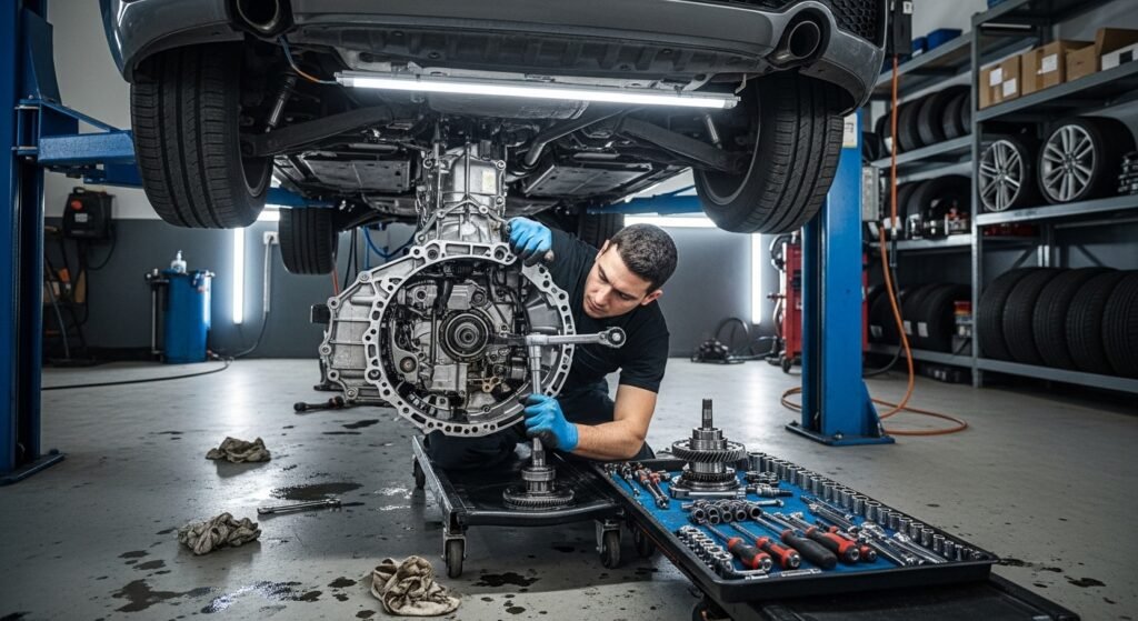 Audi transmission repair Dubai service by expert Audi gearbox specialists