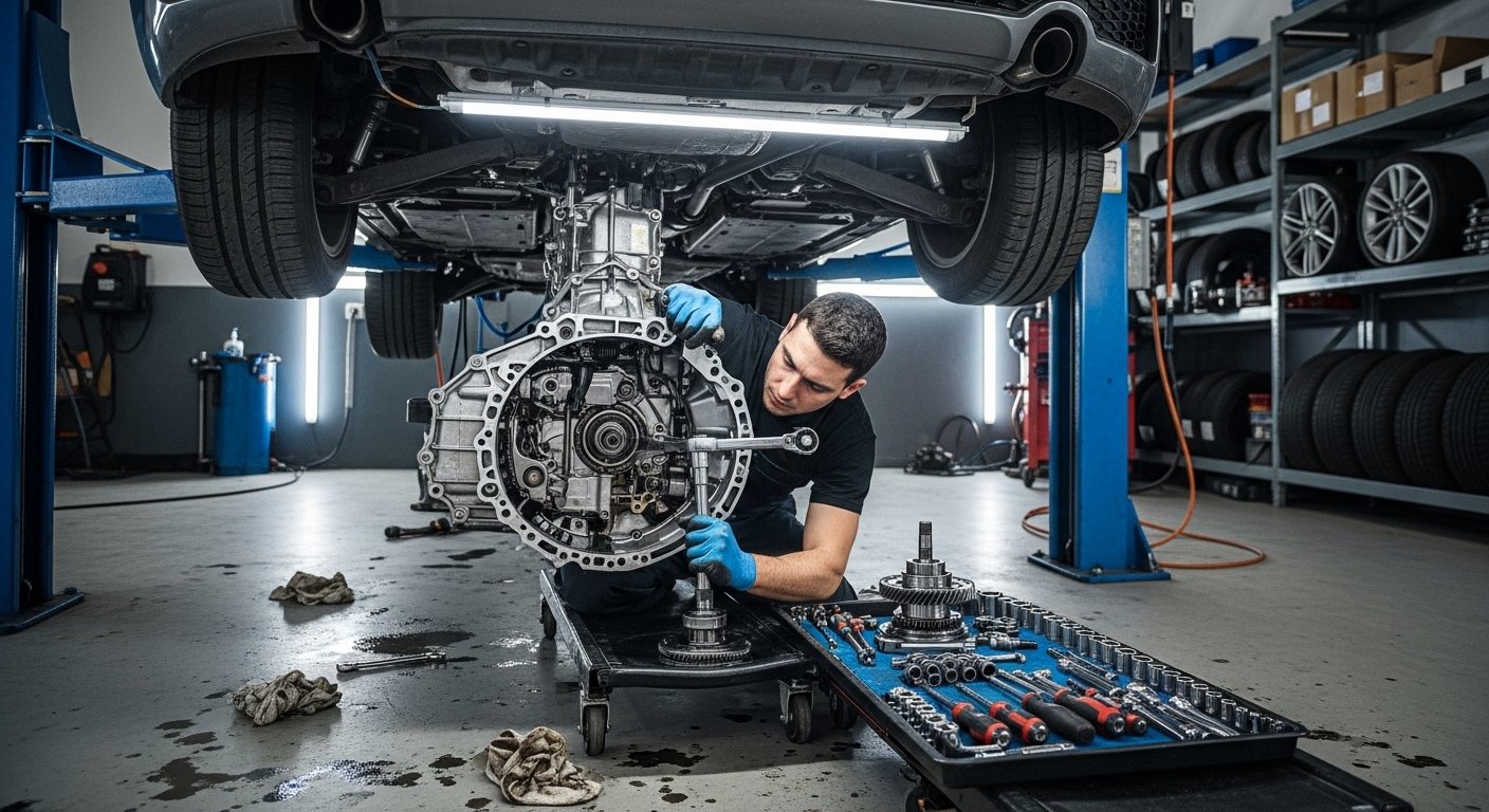 Audi transmission repair Dubai service by expert Audi gearbox specialists