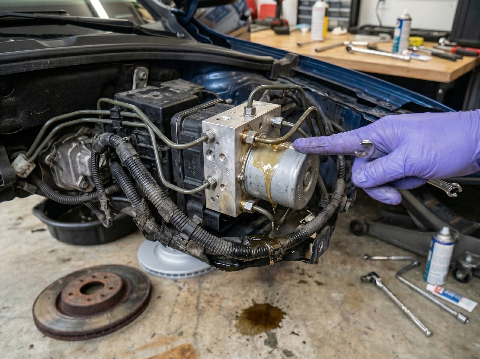 Cadillac ABS Pump Leaking Brake Fluid