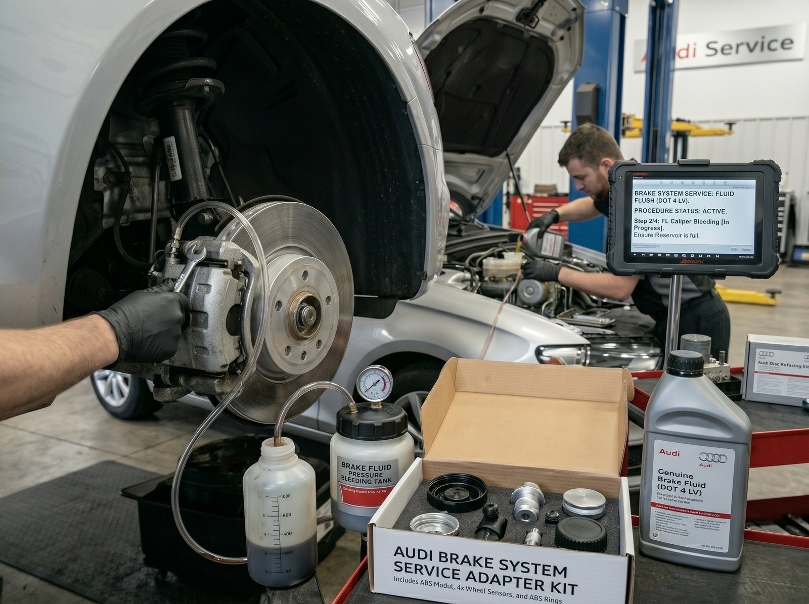 Audi Brake Fluid / Brake Oil Change