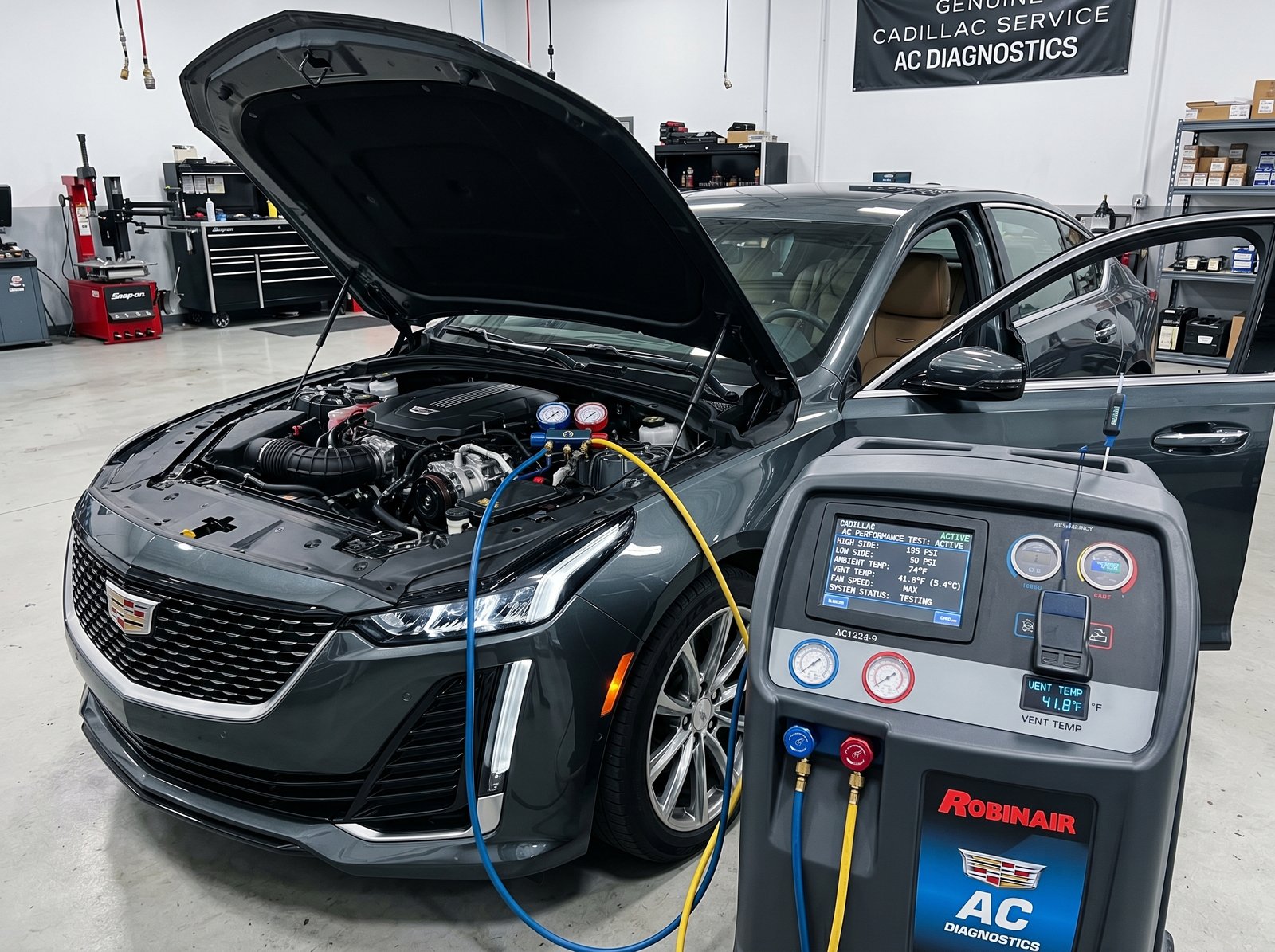 Cadillac AC Function & Performance Test