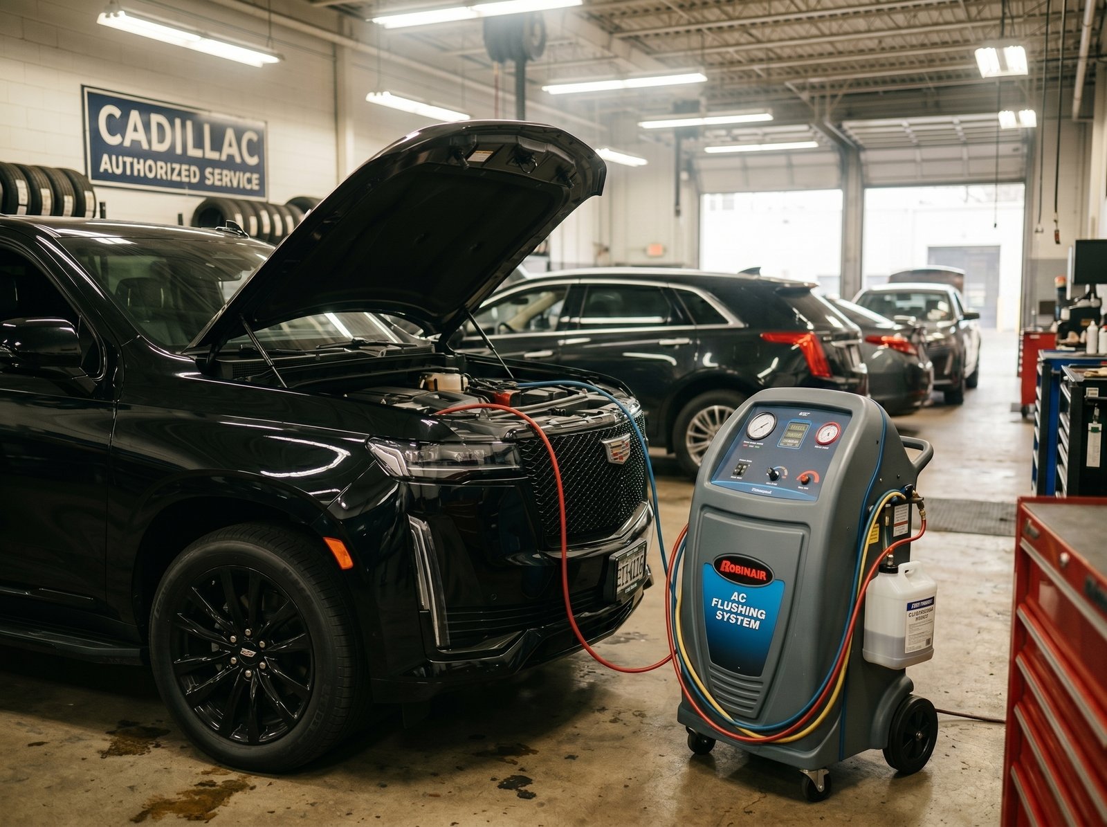 Cadillac AC System Flushing