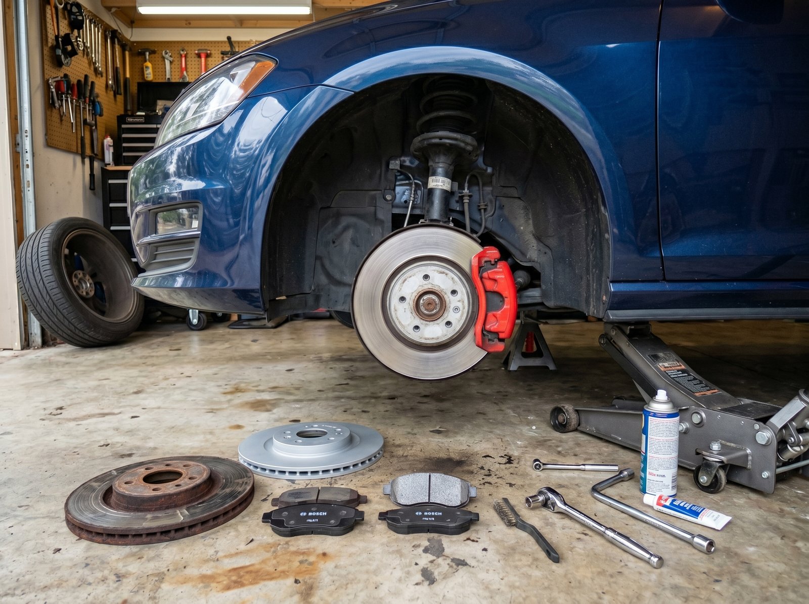 Cadillac Front Brake Discs Replacement