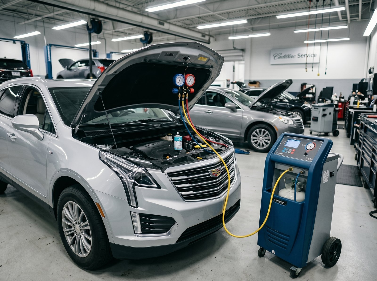 cadillac AC Gas Top-Up & Refilling