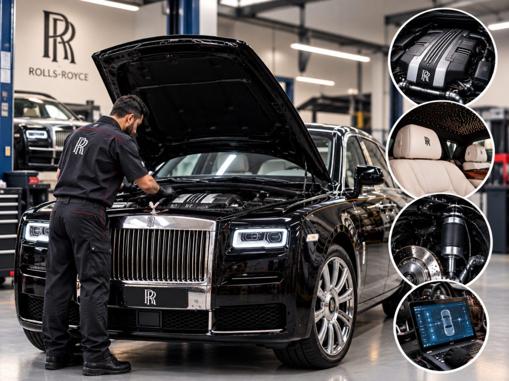 Rolls Royce service in Dubai by specialist technician at Auto Doctor