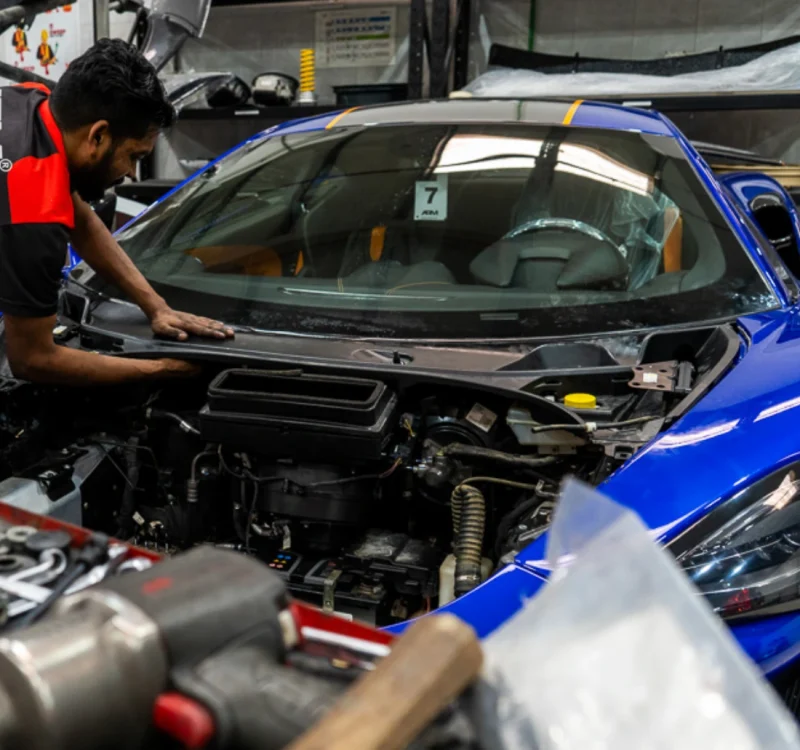 McLaren Service Center in Dubai